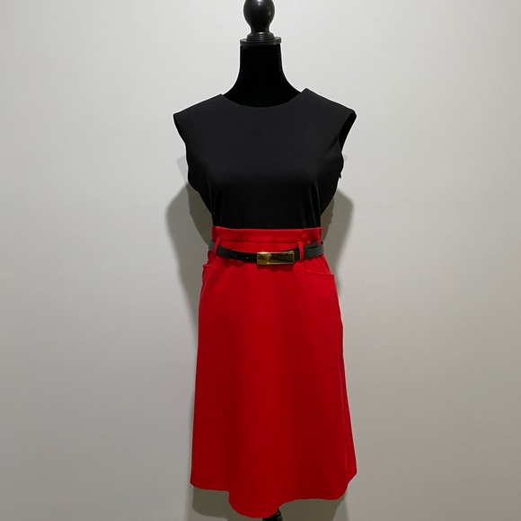 Calvin Klein Dresses & Skirts - Calvin Klein dress, black and red, size 4